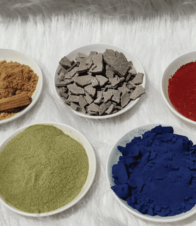 Premium Moroccan Tebrima Powder in a traditional Moroccan bowl